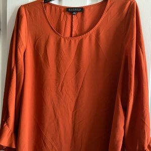 Eloquii blouse with ruffle sleeves size 22